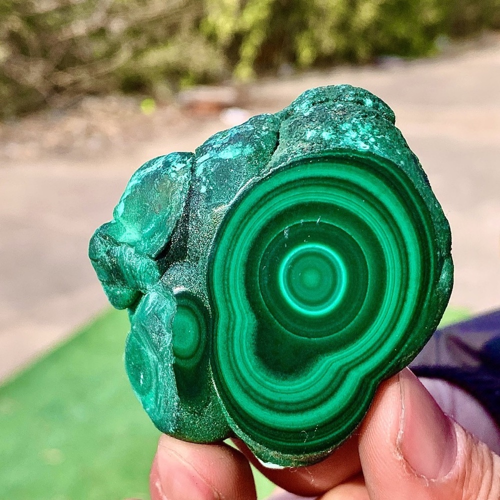 Malachite Crystal Slab
